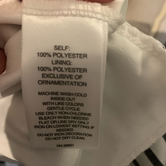 White and black striped jumpsuit - Picture 5 of 5